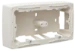 Opbouwbak inbouwschakelmateriaal Switches & Sockets Niko De tweevoudige opbouwdoos in Niko Original Cream  afwerking heeft tot doel om in bepaalde omstandigheden bvb door de dikte van de wanden, toch een inbouwfunctie te kunnen plaatsen. Kan voor alle fun