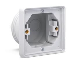 Doos voor montage in wand/plafond Switches & Sockets Niko Spuitwaterdichte enkelvoudige inbouwdoos voor een functie, grijs 700-73000