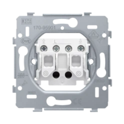 Sokkel voor rolluikdrukknop voor elektronische sturingen, 10 A/250 Vac