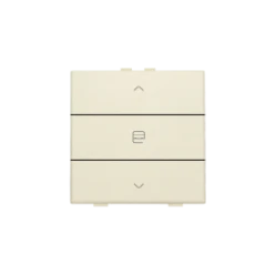 Enkelvoudige motorbediening voor Niko Home Control, cream