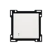 Bedieningselement /centraalplaat schakelmateriaal Switches & Sockets Niko Afwerkingsset met lens voor enkelvoudige schakelaar of drukknop, white 101-60005