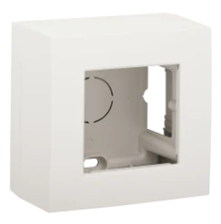Opbouwbak inbouwschakelmateriaal Switches & Sockets Niko OPBOUWDOOS 1X WHITE 101-80100