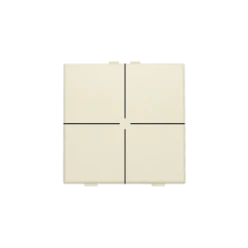 Viervoudige drukknop voor Niko Home Control, cream