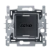 Toebehoren/onderdelen voor schakelaars Home Automation Niko Metalen sokkel om een draadloze Zigbee® schakelaar met batterij (552-7201X) in een inbouwdoos te installeren,60 x 71 mm, met klauwbevestiging. De sokkel is uitgerust met een beschermklep. Dit art