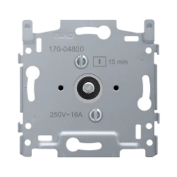 Sokkel voor 2-polige timer regelbaar tot 15 min, 16 A, schroefbevestig