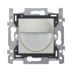 Bewegingsmelder, 230 V, 8 m, 180°, wanddetector, voor inbouwdoos, ligh