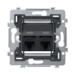 Datacom contactdoos (twisted pair) Switches & Sockets Niko Dit mechanisme met 2 RJ45-aansluitpunten UTP cat. 6, klaar voor PoE++, in schuine uitvoering, dient om netwerkverbinding met 2 apparaten te maken voor telefonie, Ethernet, IP, PoE of internettoepa