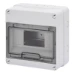 Groepenkast, leeg 40 CD-serie Gewiss SURFACE ENCLOSURE 8M.IP55 GW40003