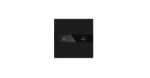 Tastsensor bussysteem Peha Push button 4Fold, Black Glass