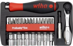 WIHA ProBuddy Dopsleutel- en Bitset 1/4" 6251M, 40-delig