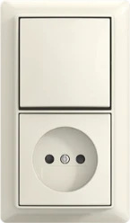 combinatie kv wis + plaat opb b-AP+ wit