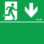 Pictogram noodverlichting Eaton Blessing RUIT BLK ISO C+Z