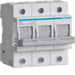 D0-zekering patroonlastscheider Hager D0 63A 3P