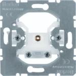 Onderdeel/centraalplaat communicatie-schakelmateriaal Hager Kabeluitgangen