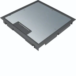 Scharnierdeksel Q08 294x294mm zwart voor 5mm vloerafdekking