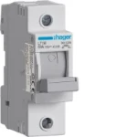 D0-zekering patroonlastscheider Hager D0 63A 1P