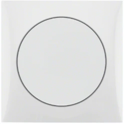 1 - 10 V draaipotentiometer met afdekraam, berker Integro, polarwit