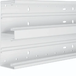 BR65 bodemprofiel, 68x210 mm dubbel, pvc, verkeerswit