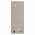 Bodemplaat schakelmateriaal Hager Opbouwserie