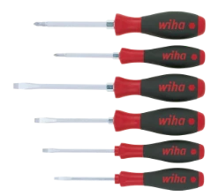 WIHA Schroevendraaierset SoftFinish zeskantschacht en zeskantaanzet 30