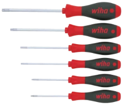 WIHA TORX Schroevendraaierset SoftFinish 362TR ronde schacht, 6-delig