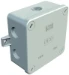 Doos voor montage op de wand/plafond B-Serie OBO KABELDOOS MET 3 WARTELS M20, 6MM 660V, IP54 94x94x45, UF, LICHTGRIJS 2001942