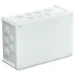 Doos voor montage op de wand/plafond T-Serie OBO KABELDOOS M32 EN M40, 35MM 500V, IP66 285x201x120, PP/GF, LICHTGRIJS 2007125