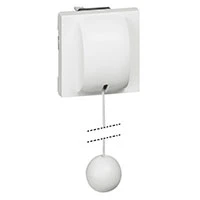 Trekschakelaar Mosaic wissel 10A 230V 2mod.met steekklemmen wit