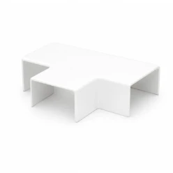 T-stuk leidingkanaal Zelfklevende leidingkoker Canalit T-stuk 10x10mm wit 912910