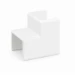 Binnenhoekstuk leidingkanaal Zelfklevende leidingkoker Canalit binnenhoekstuk 10x10mm wit 913910