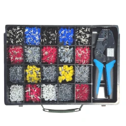 Assortimentdoos verbindingsmaterialen Assortimentskist adereindhulzen KLEMKO ASSORTIMENT  GEIS ADEREIND,-10.0+TANG 910022