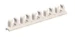 Zadel Fastening clip OBO Klemstrook 5-V 11-12mm sleufb. 16-19mm, PE, zuiver wit 9010 2259796