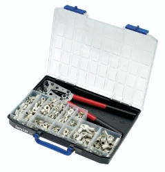 Assortimentdoos verbindingsmaterialen  CIMCO DYN.PERSKABELSCHOENEN SET PERSTANG +6 T/M 50MM2 371-DELIG 181546