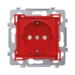 Wandcontactdoos Switches & Sockets Niko Stopcontact met penaarde en beschermingsafsluiters. Dit stopconact heeft een inbouwdiepte van 28,5 mm en is voorzien van insteekklemmen en schroefbevestiging. Inclusief afwerkingsset. Een afdekplaat in een kleur naa