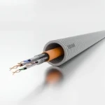 Kunststof installatiebuis, voorbedraad Snelflex 4 x 2 x AWG23/1 Cat7
