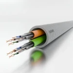 Kunststof installatiebuis, voorbedraad Snelflex 2X (4 x 2 x AWG23/1 Cat7)