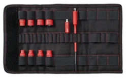 WIHA Dopsleutelset 1/4" TorqueVario®-S electric 1000V VDE 7209N, 11-de