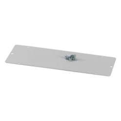 Flensplaat, blinde uitvoering, plaatstaal 1mm dik voor BP-O, wit
