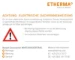 Toebehoren/onderdelen voor verwarmingskabel ET-eTRACE ETHERMA ETHERMA AKD Waarschuwingssticker 