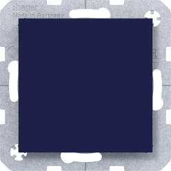 Blindplaat met centraalplaat, A.x/C.x, ocean, halfglanzend