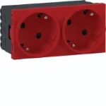 Wandcontactdoos Hager Contactdoos 2v 33°