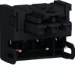 Connector voor insteekbare gebouwinstallatie Ecoline 45 Hager Ecoline45 plug&play uitgangconnector 180° Wago Winsta 45x45 3-polig GKWAT6