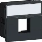 Onderdeel/centraalplaat communicatie-schakelmateriaal Hager Multimedia 1x type 01