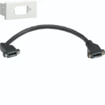Onderdeel/centraalplaat communicatie-schakelmateriaal Hager Multimedia DisplayPort