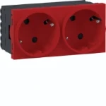 Wandcontactdoos Hager Contactdoos 2v 66°