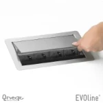 Bureau aansluitunit EVOline FlipTop Push