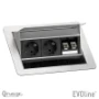 Bureau aansluitunit Evoline producten (excl. contac... EVOline EVOline FlipTop Push Data S 1593 7002 8100