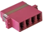 Glasvezel koppeling Zybrspeed Zybrspeed LC ADAPTOR QUAD MM OM4 PINK ZSAD09094412