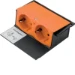 Montagedoos leidingwegen Electraplan Hager Montagedoos met 2 wcd's voor KDQ08/KDE04, oranje GBES22004
