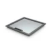 Dekselset vloerpot/vloergoot Accessoires / componenten HPL HPL Kunststof T3 klapdeksel - antraciet/grijs, inleg 3-4mm - 270x270mm 700.0010